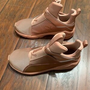 Puma Pink Slip-On Sneakers